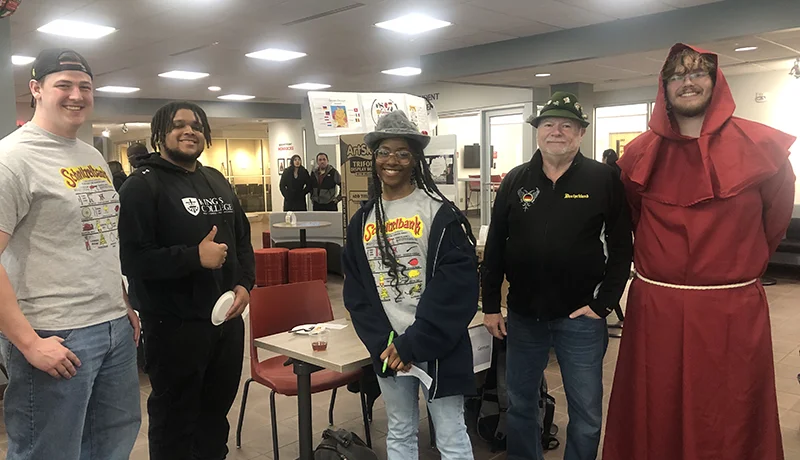 diverse students dressed as Germans