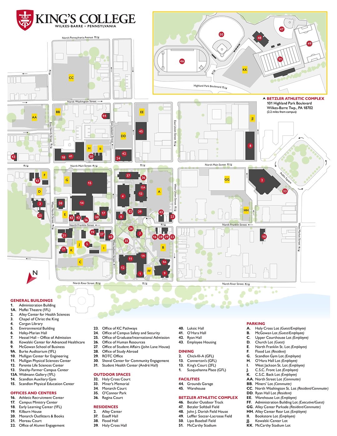 campus map